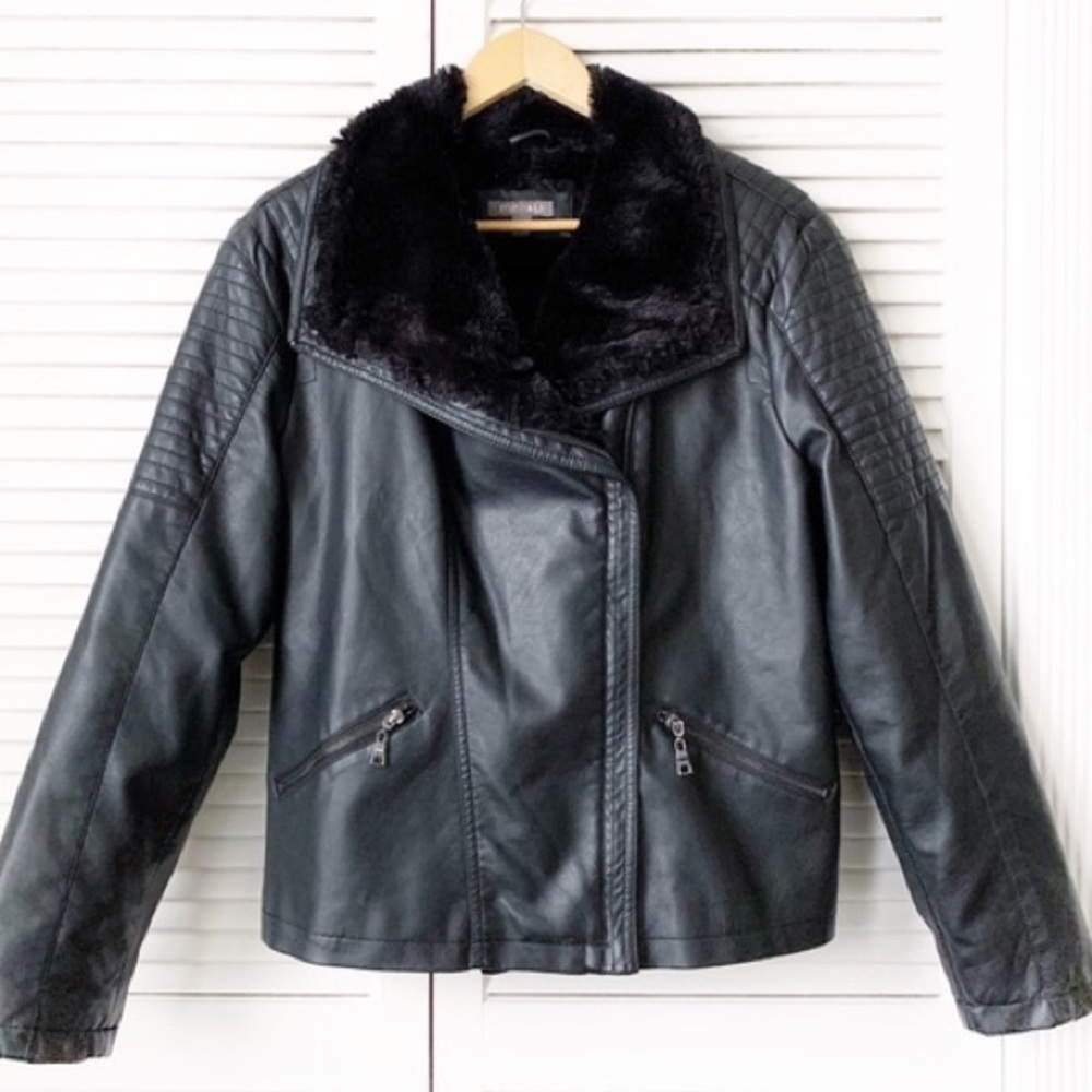 Black Pleather Jacket